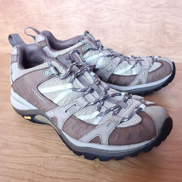 Merrell Shoes - Merrell Siren Sport Hiking Shoes Women 8 Olive Trail Performance Vibram Outdoors